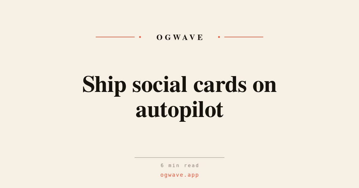 Masthead Open Graph template preview — landing